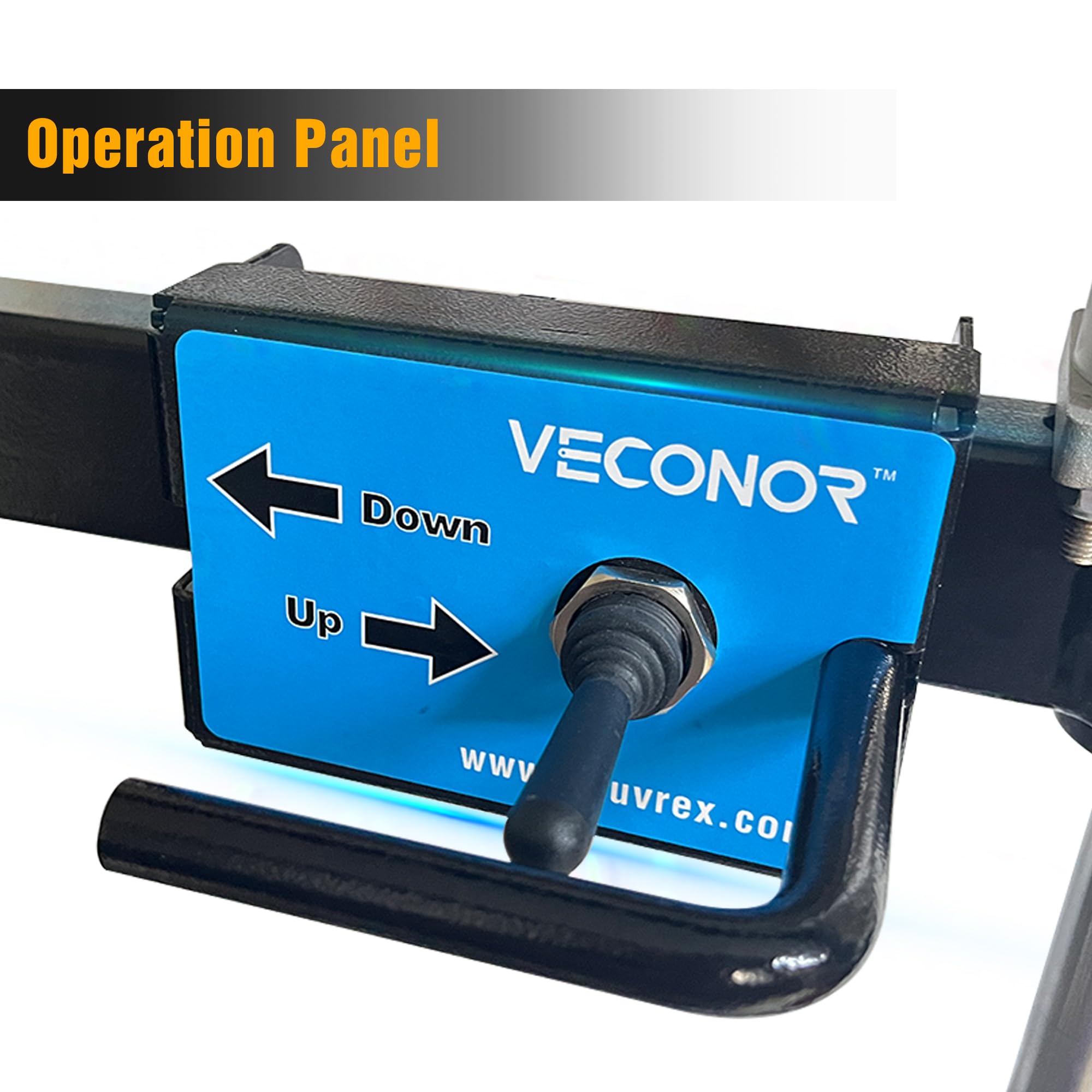 VECONOR Semi-Automatic Tire Changing Machine Assist Arm - Pneumatic Powered Tire Removal Tool with Replaceable Air Adapters | Rustproof & Quick Change Design | Perfect for Auto Repair Shops, Tire Service Centers & DIY Home Garages