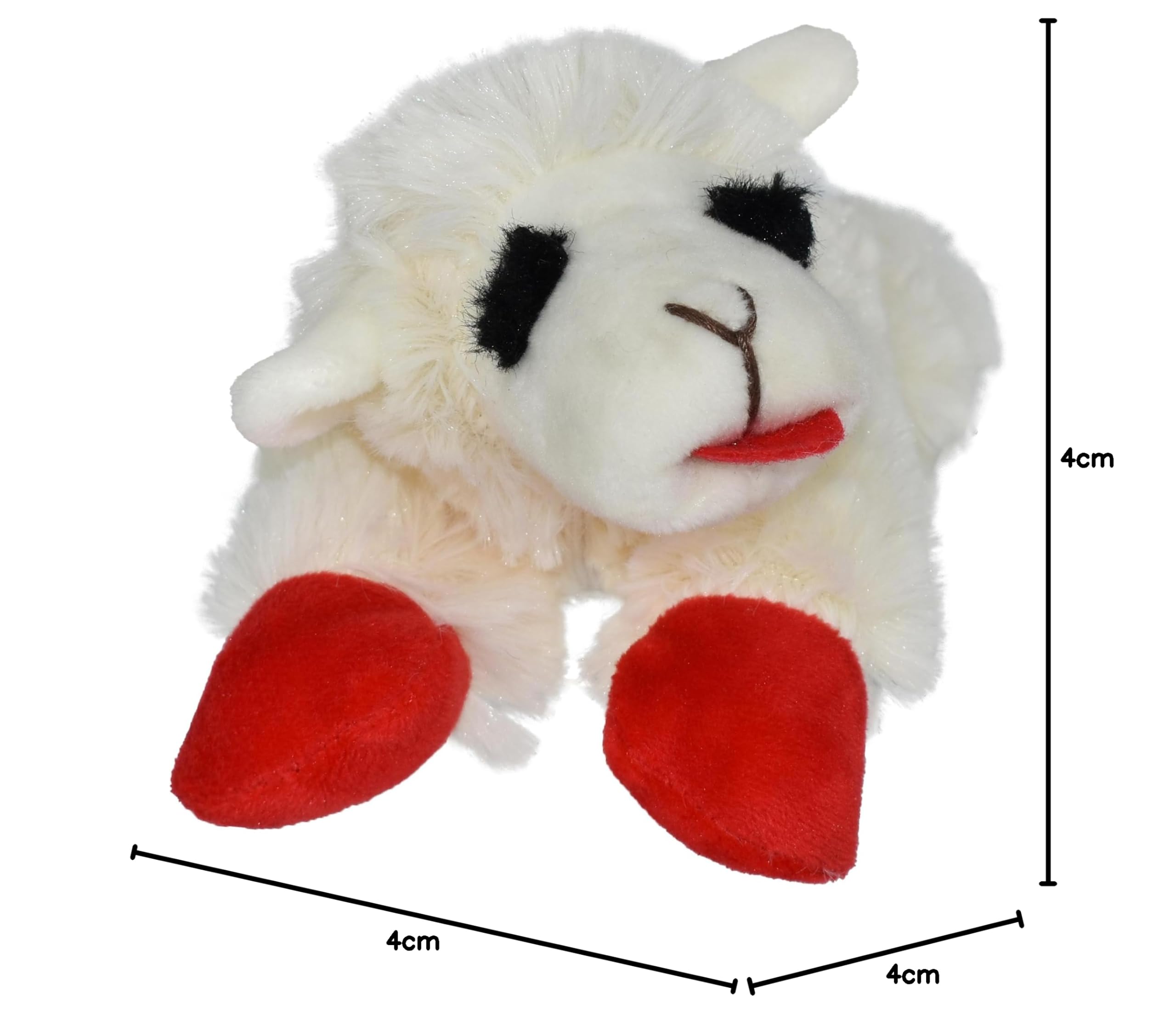 Multipet Lamb Chop Squeaky Dog Toy - 6