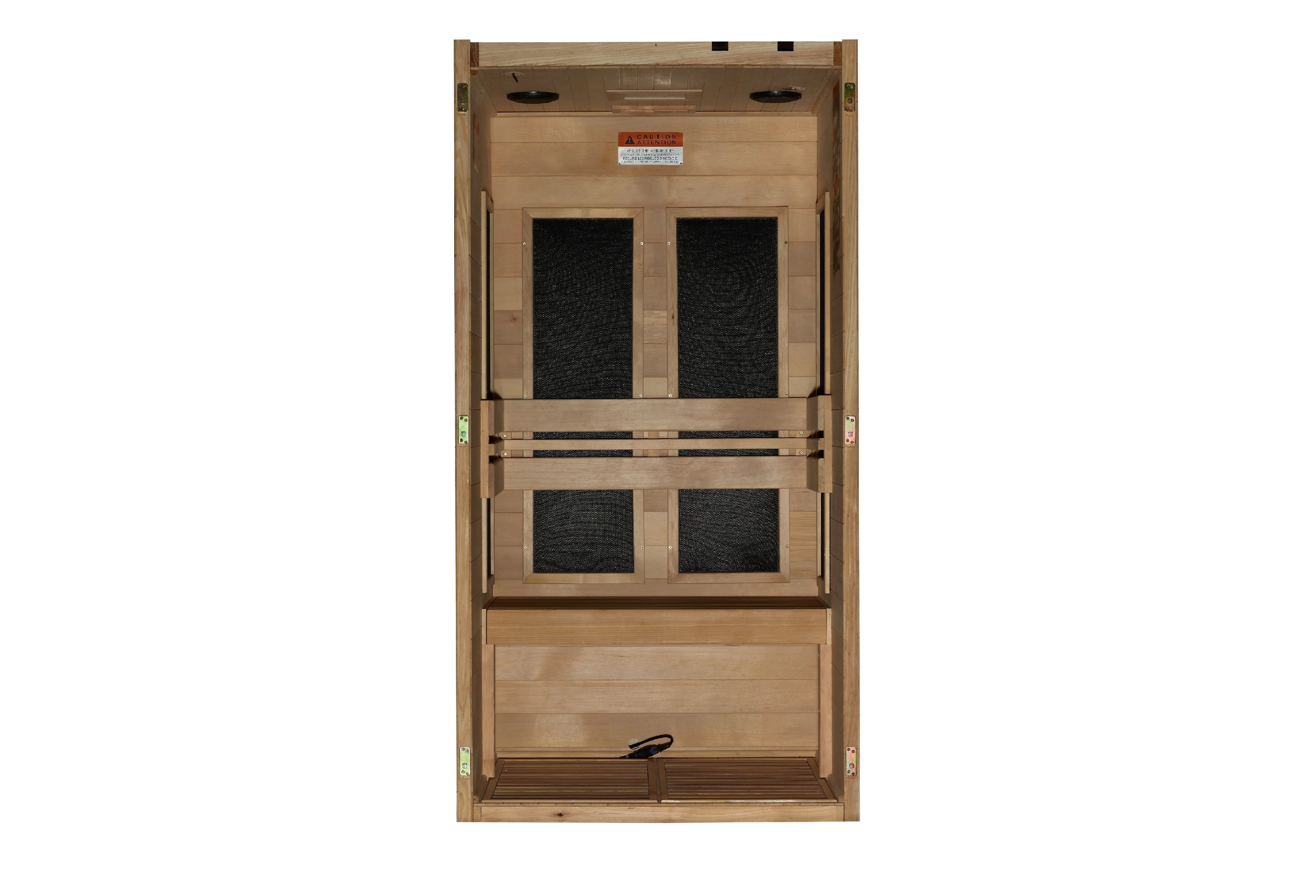 Maxxus S Line 1-2 Person Low EMF FAR Infrared Sauna for Home Spa, Detox & Relaxation - Perfect for Small Spaces & Wellness Therapy