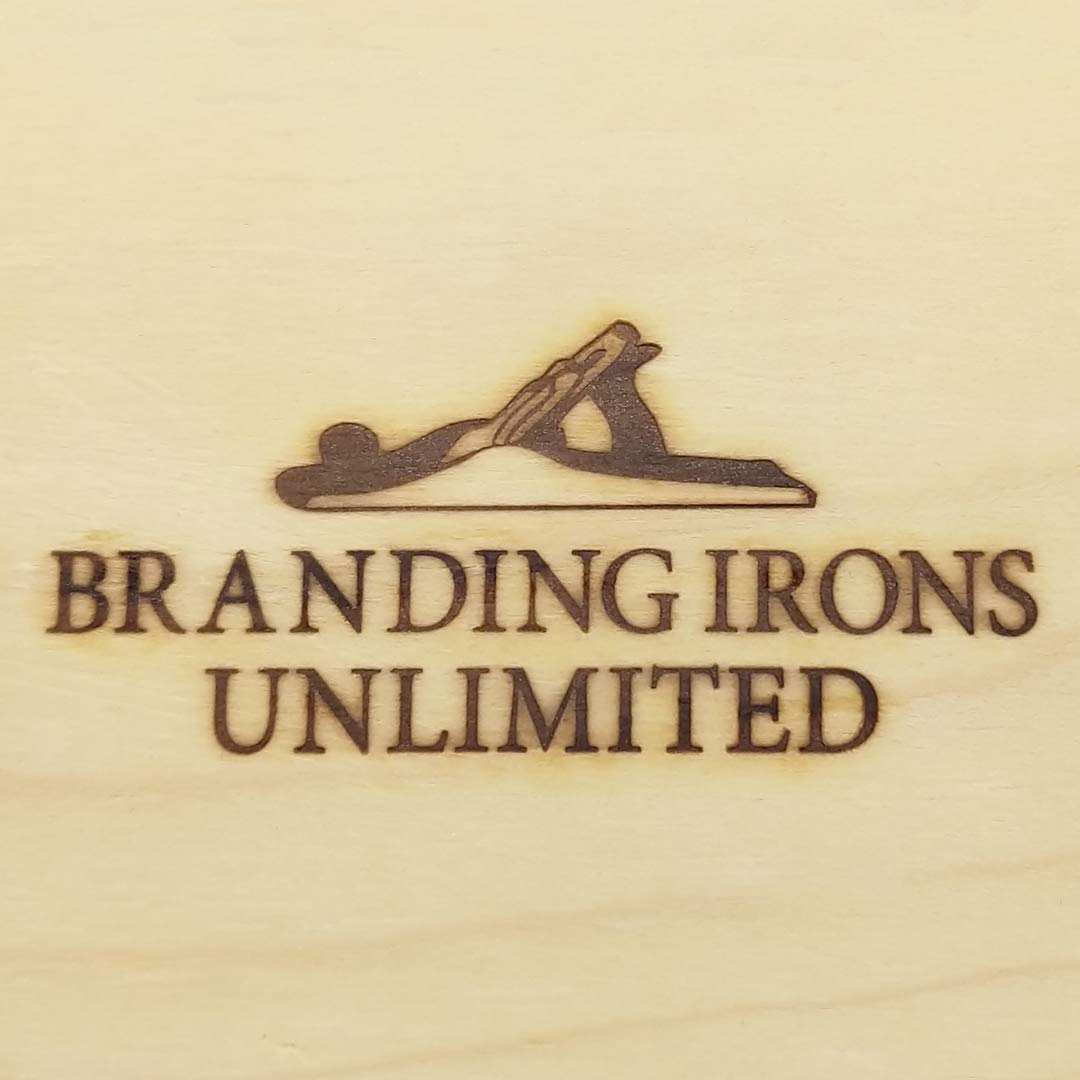 Custom Electric Branding Iron with Personalized Text & Wood Planer Design - USA Made - Perfect for Woodworking, Leather Crafting & DIY Projects
