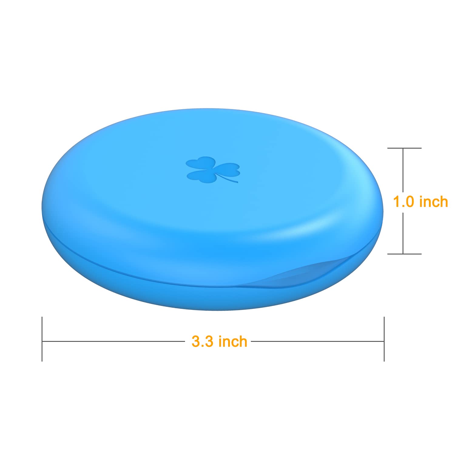 ARGOMAX 2 Pack Retainer Case for Invisalign & Braces - Durable Orthodontic Aligner Storage Holder, Travel-Friendly Mouthguard Protector (Blue) - Perfect for School, Gym & Vacation Use