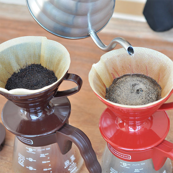 Hario V60 Pour Over Coffee Dripper Kit - Ceramic Coffee Maker with Filters & Carafe for Perfect Home Brewing | Ideal for Specialty Coffee Lovers & Baristas