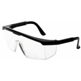 Grafco Safety Glasses with Side Shields & Magnification - 12 Pack (12 EA/BX) - Perfect for Construction, Lab Work, and DIY Projects