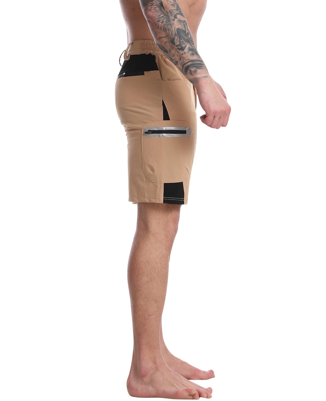 Surenow Men's Hiking Cargo Shorts - Lightweight Quick-Dry Outdoor Shorts with Pockets for Summer, Camping, Fishing & Travel | Durable & Comfortable for Active Adventures