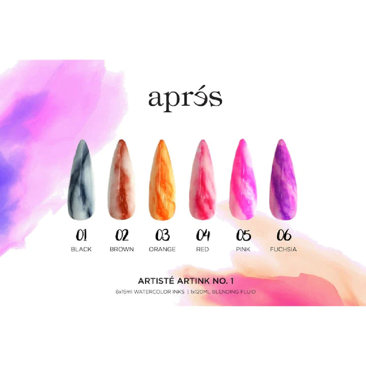 Apres Watercolor Art Inks #05 Pink - Premium Artist Paint for Watercolor Painting, Calligraphy & DIY Crafts - Perfect for Professional Artists, Beginners & Creative Projects