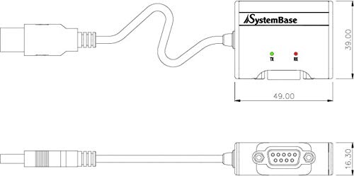 Premium USB to RS232 Serial Converter Adapter - Gold Plated Connectors for Reliable Data Transfer | Compatible with Windows, Mac, Linux | Ideal for Industrial Equipment, POS Systems & Legacy Device Connectivity