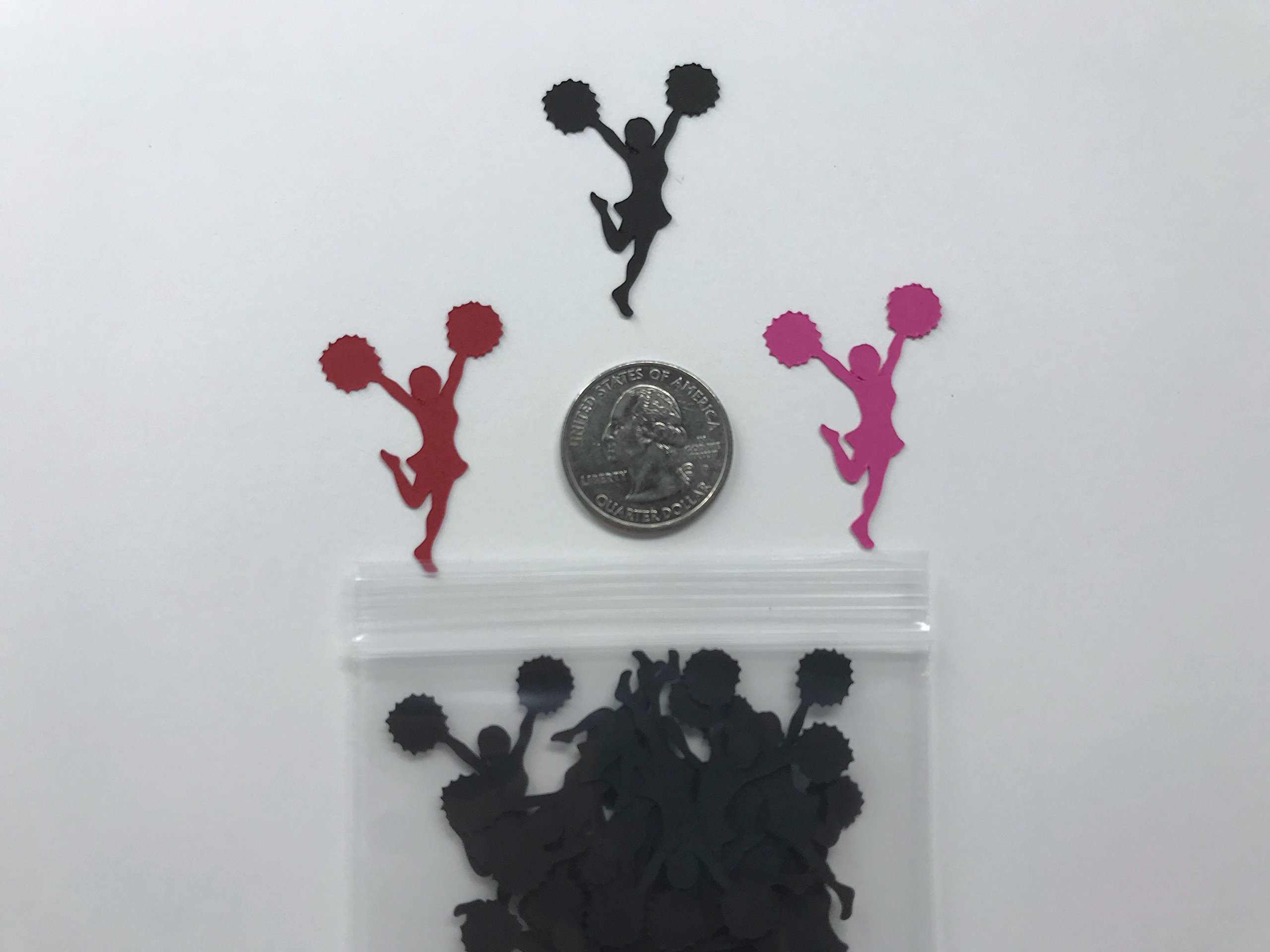 Cheerleader Confetti - 200pcs Cheerleading Party Decorations for Birthday, Sports Events & Team Celebrations - Perfect for Girl's Birthday Party, Pom-Pom Squad Decor & Festive Occasions