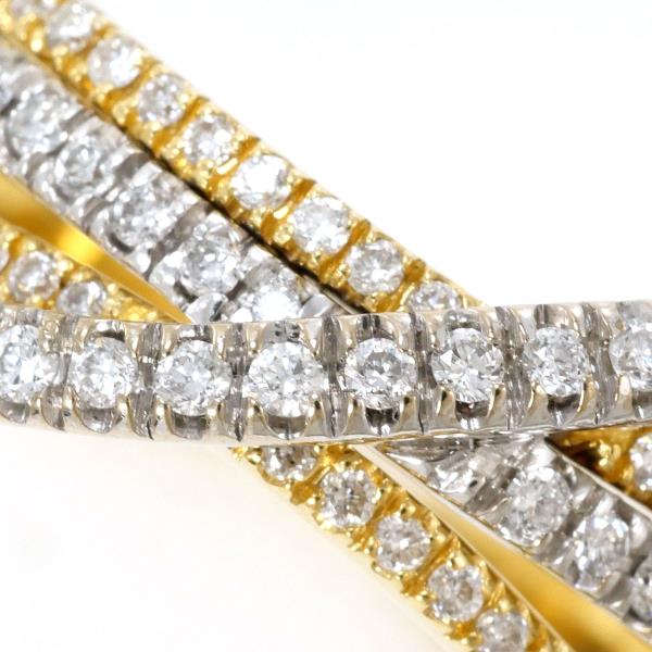 18K Yellow Gold & White Gold Diamond Ring for Women - Elegant Wedding, Engagement & Anniversary Jewelry Gift - Perfect for Proposals, Bridal Sets & Special Occasions