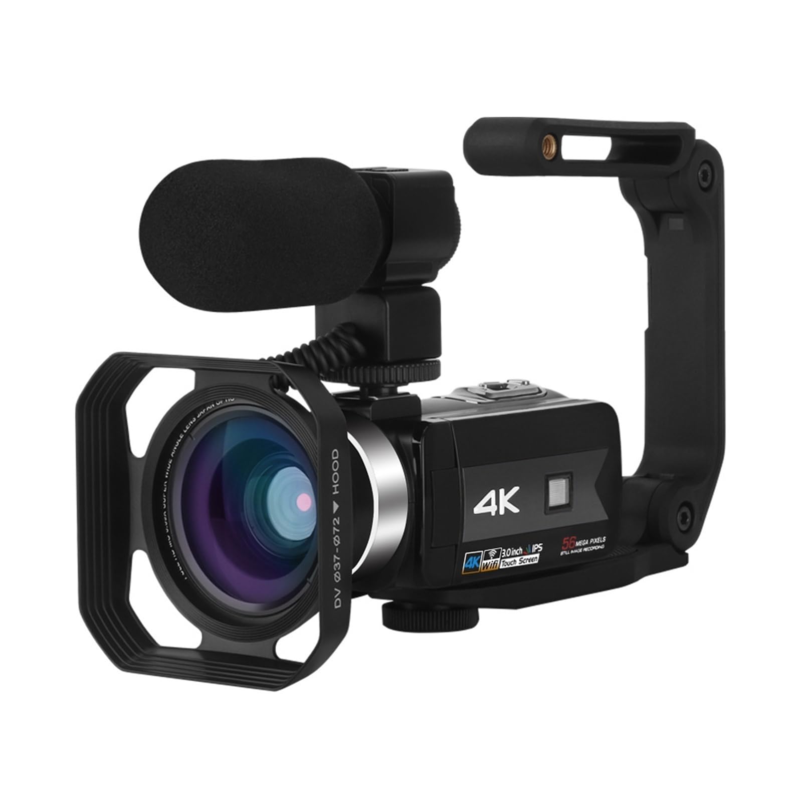 **MZZYG 56MP 4K Vlog Camera with WiFi, Night Vision & 16X Zoom - Perfect for Live Streaming, YouTube Videos & Travel Vlogging (Includes 64GB SD Card & Accessories)**    **Usage Scenarios:** Ideal for content creators, live streaming, YouTube videos, travel vlogging, and low-light recording.