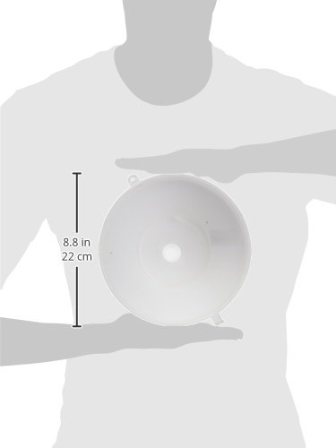 Learn To Brew 1E-N8CZ-3KZ5 8-Inch Plastic Funnel with Built-in Strainer - Perfect for Home Brewing, Cooking, and DIY Projects