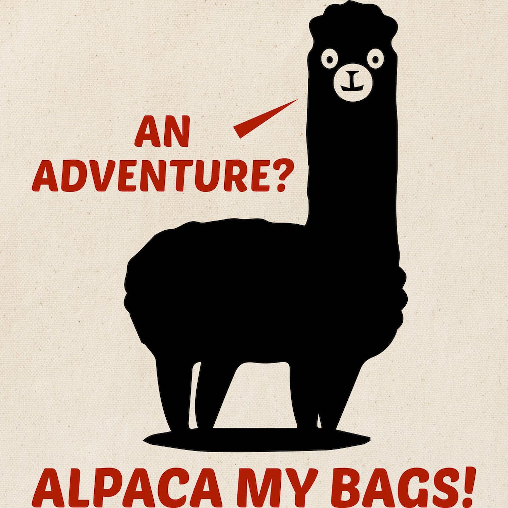 Alpaca My Bags Natural Canvas Tote Bag - Eco-Friendly Reusable Shopping Bag for Groceries, Beach Trips & Daily Use | CafePress