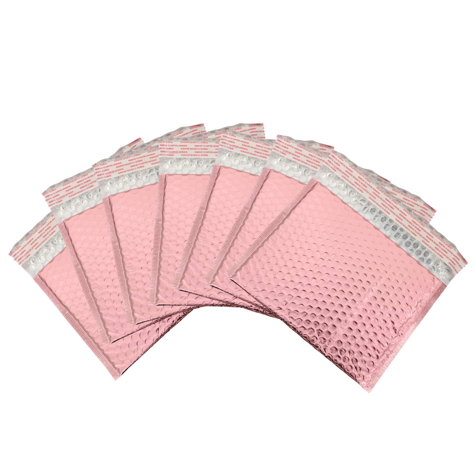 NUOBESTY 25-Piece Self-Seal Bubble Mailers - Padded Mailing Envelopes for Shipping & Packaging - Perfect for Ecommerce, Small Business & Document Protection