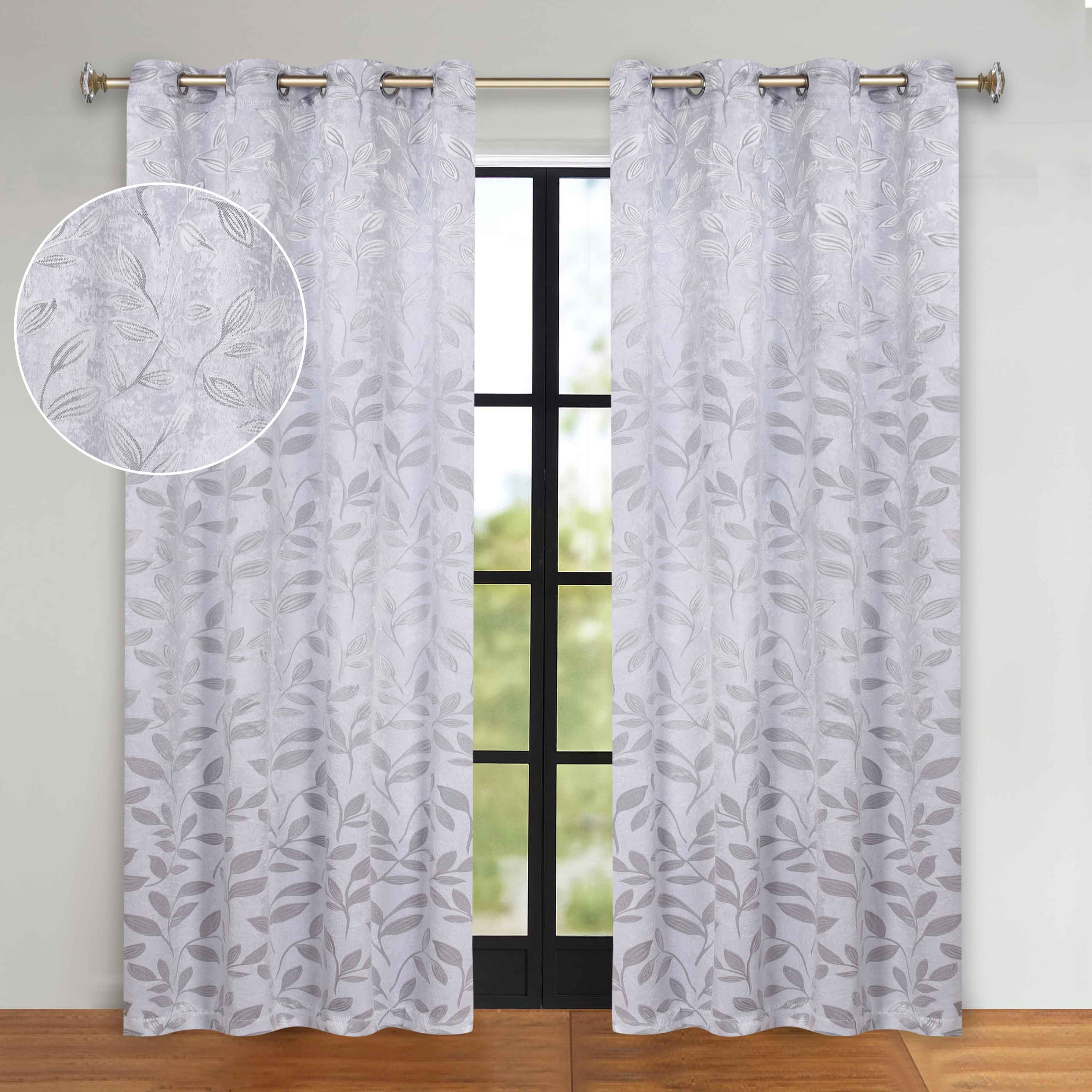 Premium Blackout Curtains with Grommet Top - Set of 2 Panels for Complete Room Darkening & Light Blocking | Perfect for Bedrooms, Home Theater & Nursery
