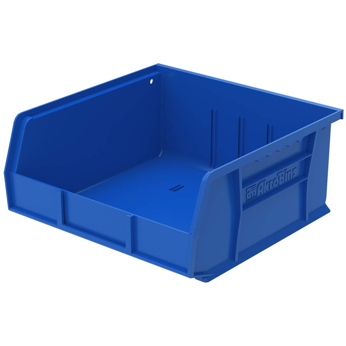 Wall Mount Storage System with 6 Plastic Bins - Akro-Mils Heavy Duty Garage & Workshop Organization for Tools, Hardware & DIY Supplies