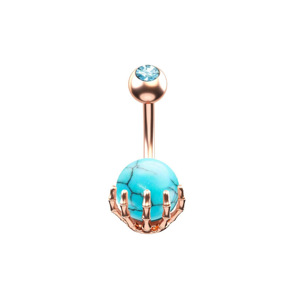 Opal Paw Belly Button Ring - Cute and Stylish Navel Piercing Jewelry for Women | Perfect for Everyday Wear, Parties, and Unique Fashion Statements
