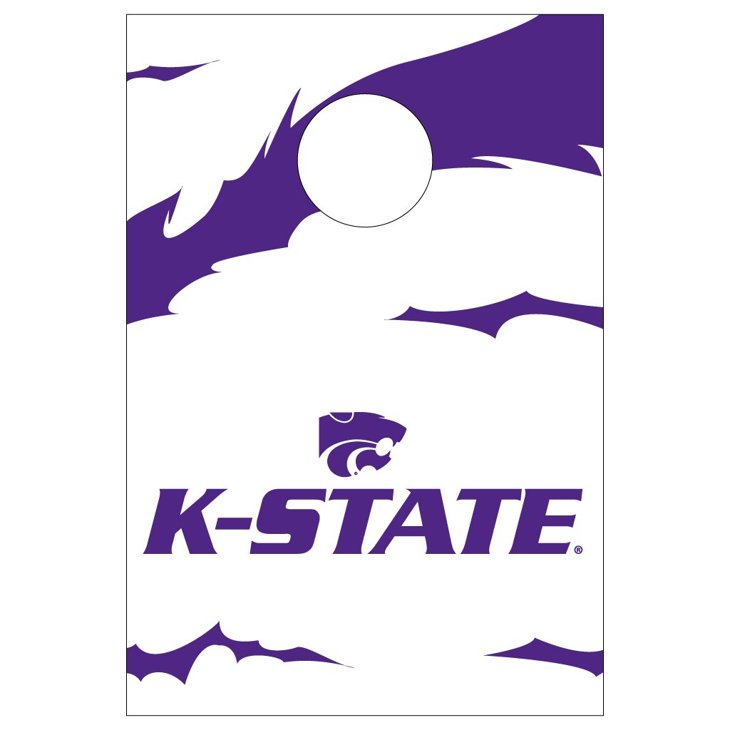Kansas State University Cornhole Bag Toss Game - Premium Outdoor Tailgating & Backyard Party Fun