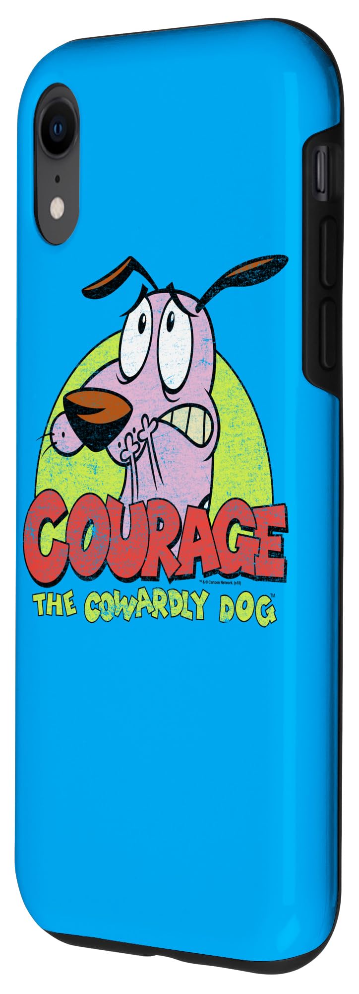 iPhone XR Case - Courage the Cowardly Dog Themed Colorful Protective Cover | Durable Shockproof Phone Case for Everyday Use, Travel & Outdoor Activities