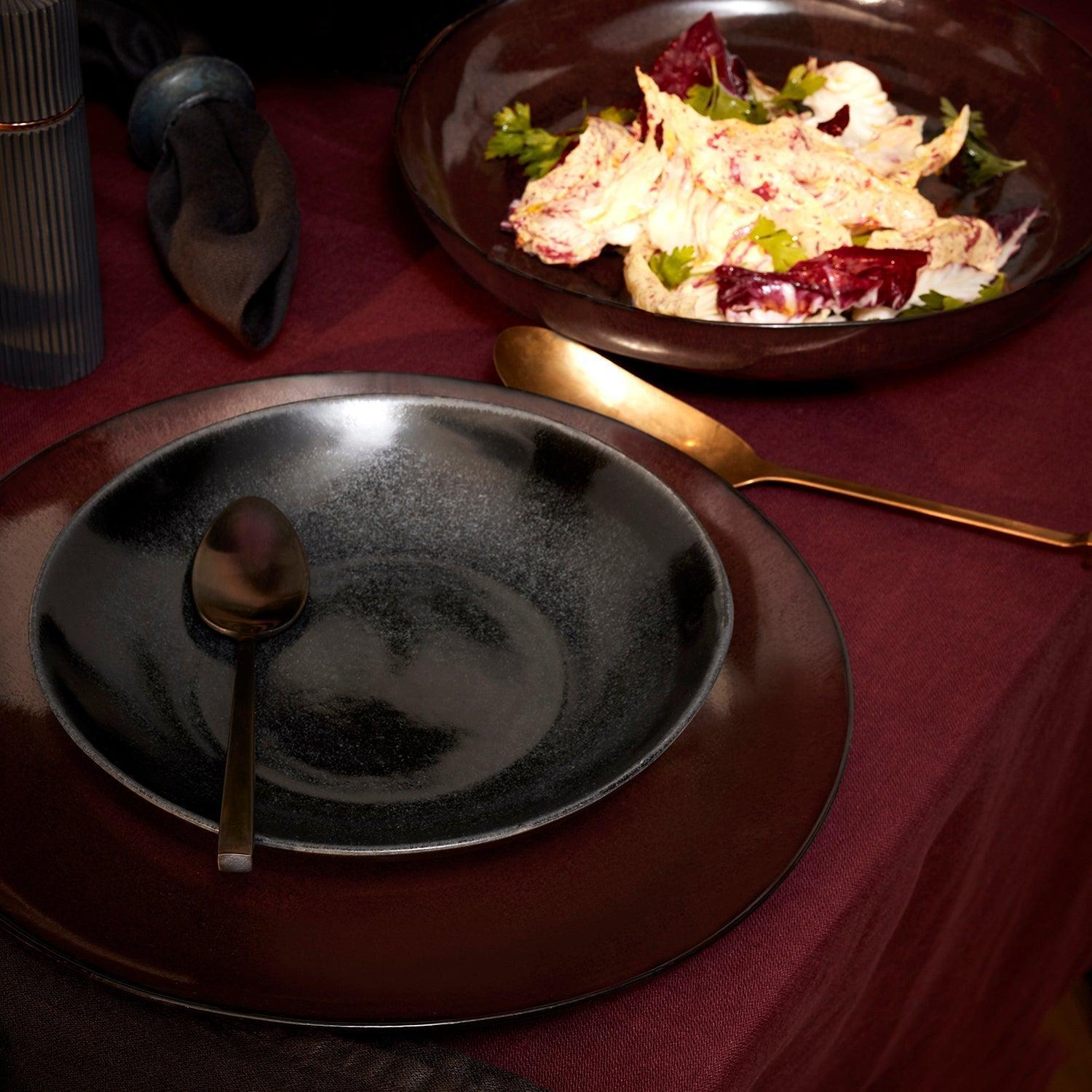 Premium Terra Soup Plate - Durable Ironstone Dinnerware for Soup, Salad & Dessert - Elegant Table Setting for Restaurants, Catering & Home Dining