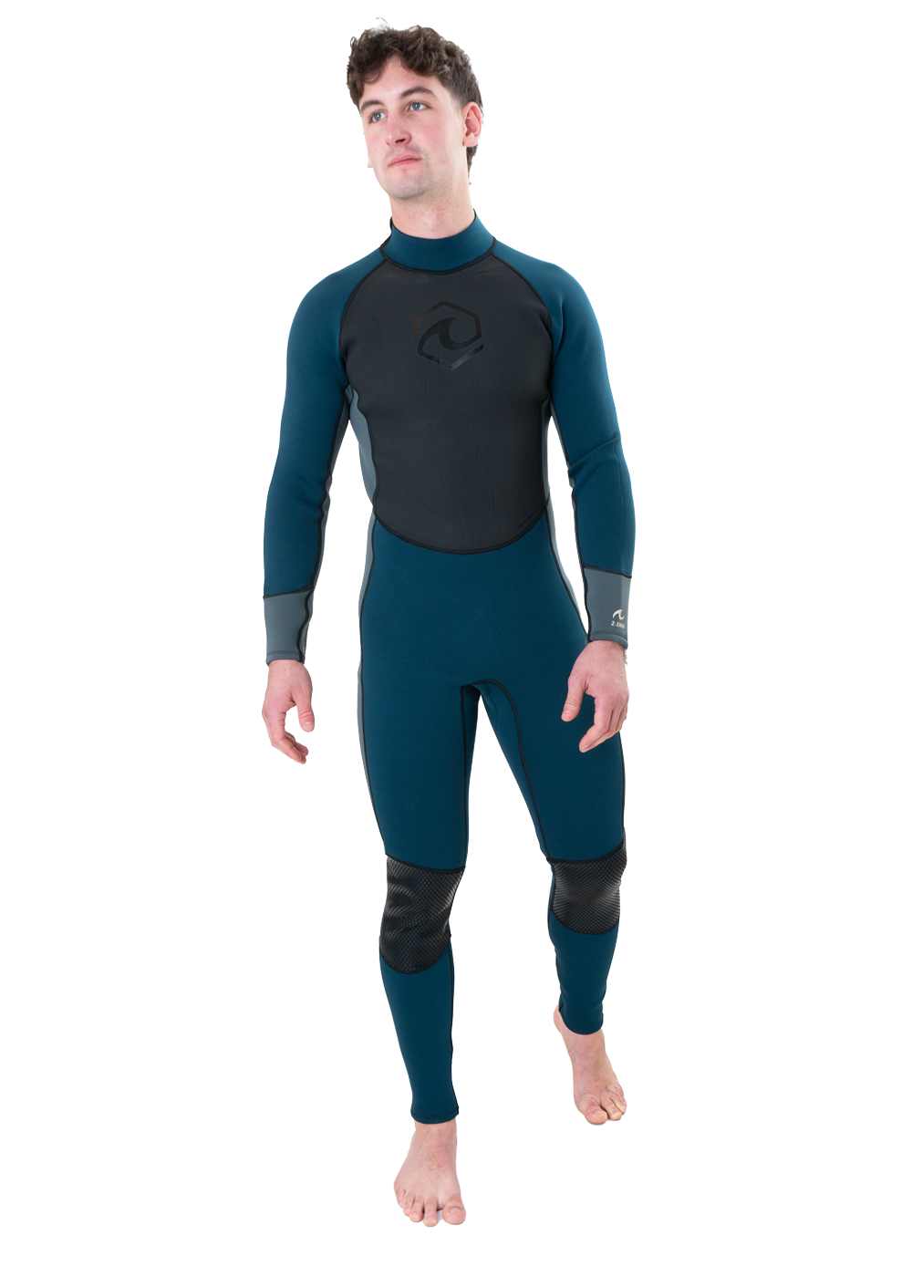 Swiftwater Men's 2.5mm Back Zip Steamer Wetsuit for Surfing, Diving & Water Sports - Premium Neoprene Full Body Wetsuit