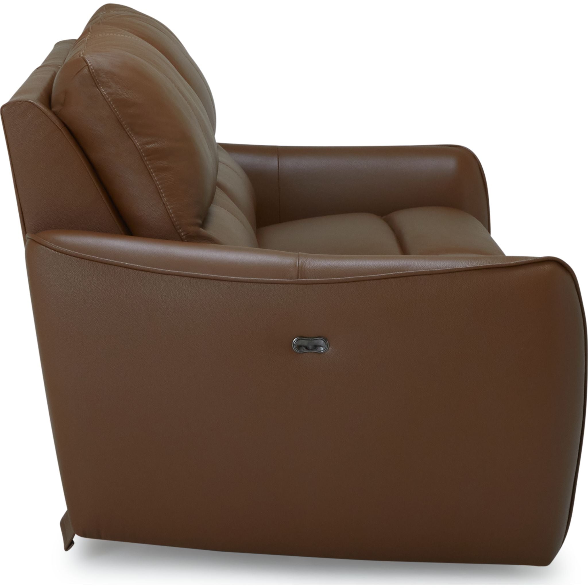 Arlo Power Reclining Sofa - 3-Seater Leather Sectional Couch with USB Charging Ports, Valencia Biscotti Color - Perfect for Living Room, Home Theater & Family Gatherings