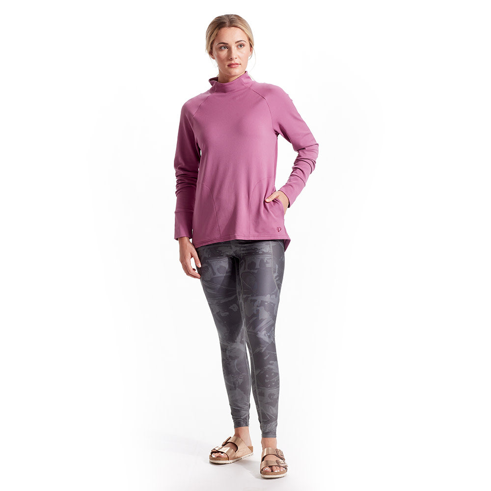 Women's Fleece-Lined Long Sleeve Pullover Sweatshirt - Cozy Winter Warm Casual Wear for Hiking, Travel & Outdoor Activities