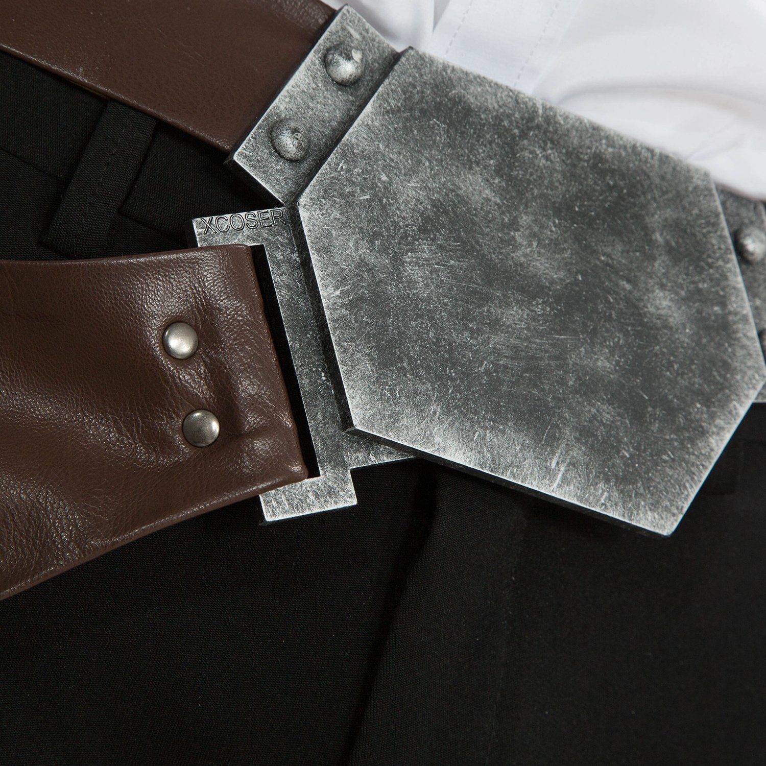 **Han Solo Cosplay Costume for Men - PU Leather Outfit with Belt & Holster - Adult Star Wars Replica Costume for Halloween, Comic-Con & Cosplay Events**