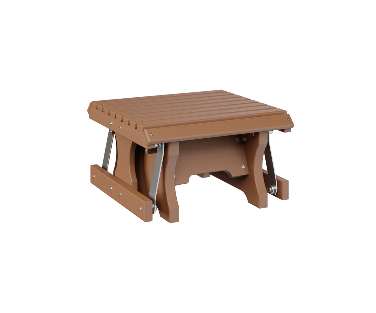 Berlin Gardens Gliding Footstool - Adjustable Comfort Ottoman with Smooth Glide Motion - Perfect for Living Room, Bedroom or Office Relaxation