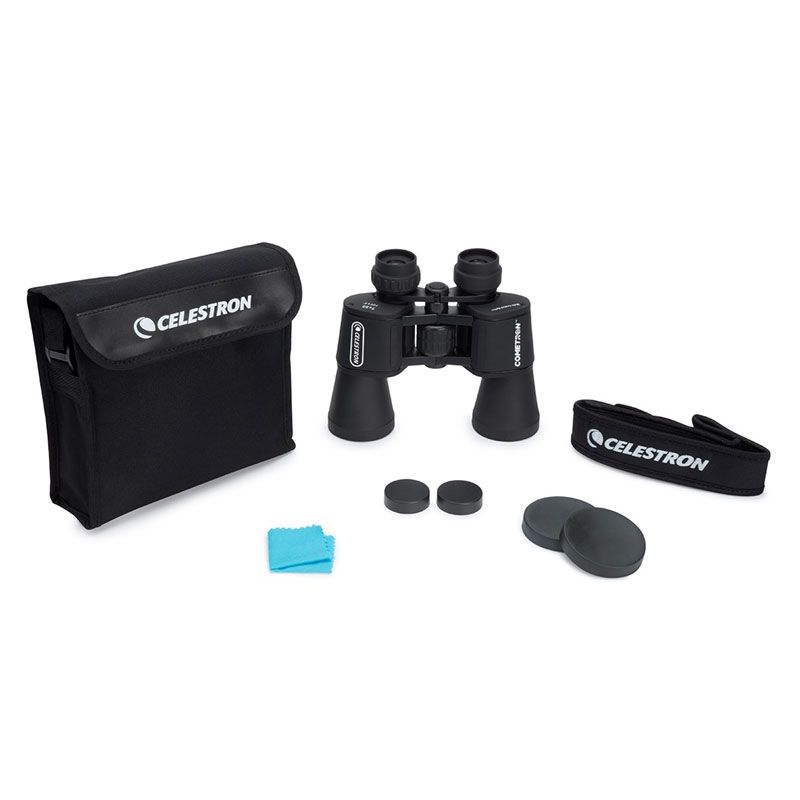 Celestron 7x50 Cometron Binoculars - High Power Astronomy Binoculars for Stargazing, Bird Watching & Outdoor Adventures