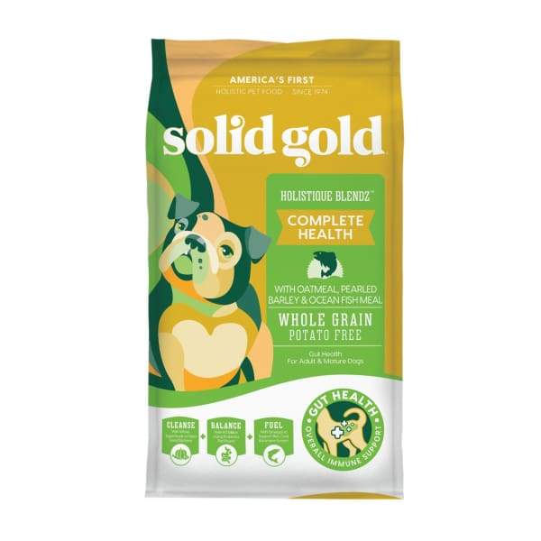 Solid Gold Holistique Blendz Dry Dog Food - Premium Grain-Free Nutrition for All Breeds & Life Stages - Perfect for Active Dogs & Sensitive Stomachs