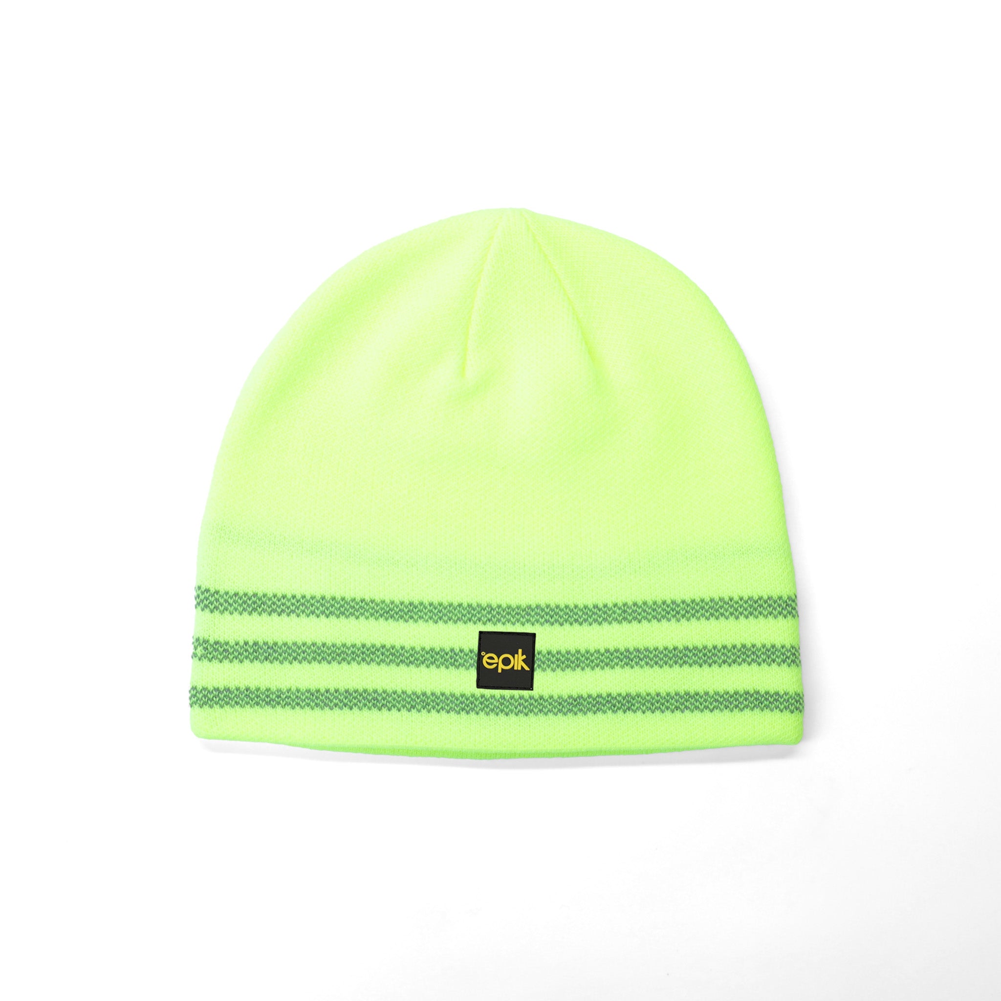 High Visibility Reflective Beanie for Running, Cycling & Night Safety - Warm Winter Knit Hat with LED Light for Outdoor Activities