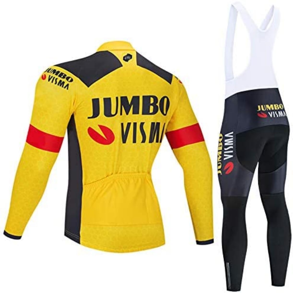 Men's Long Sleeve Cycling Jersey & Bib Shorts Set - Breathable Bike Clothing for Road & Mountain Biking | Perfect for Training, Racing & Outdoor Cycling Adventures