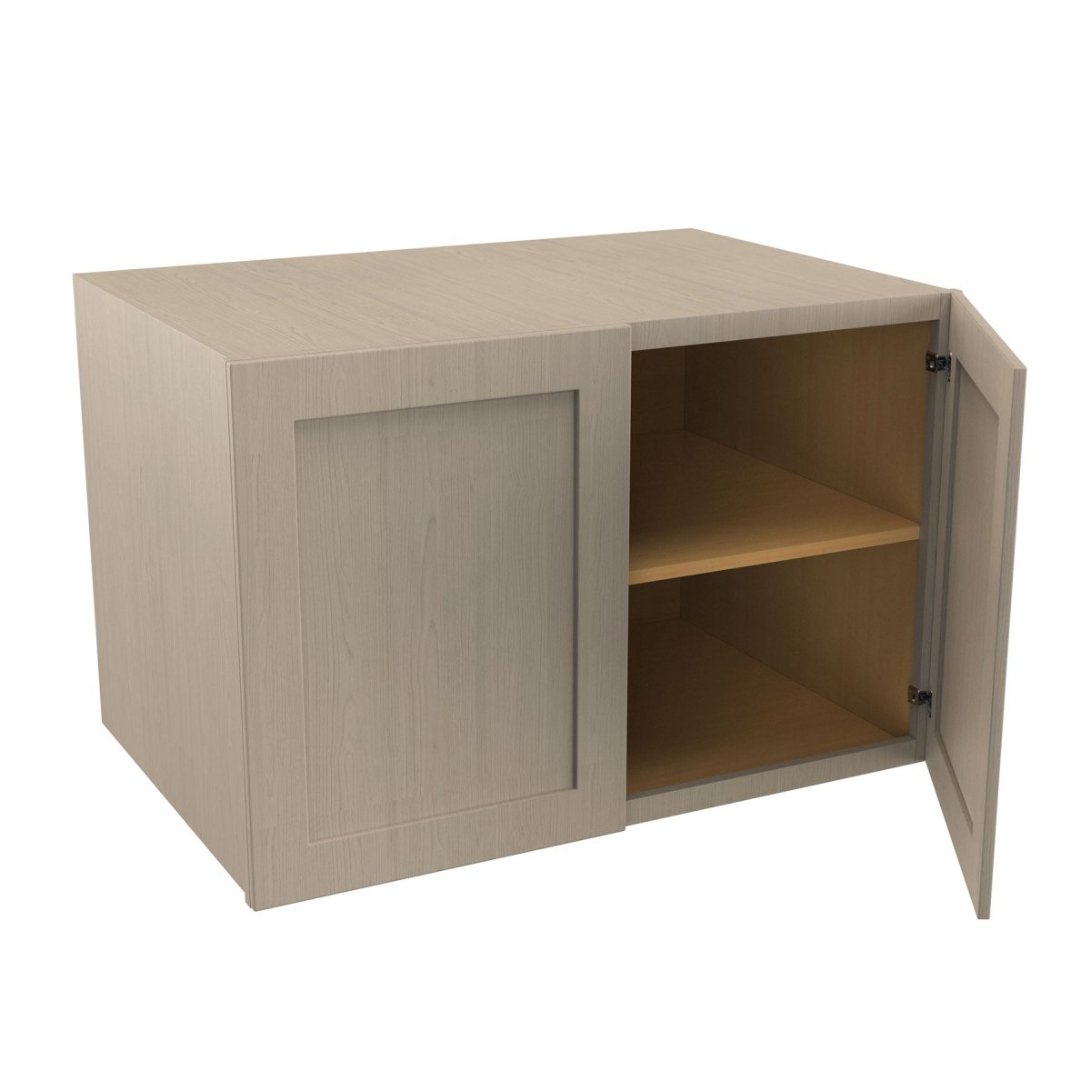 24 Inch Deep Wall Cabinet - Elegant Stone Finish - 36W x 24H x 24D Dimensions - Perfect for Kitchen, Bathroom & Garage Storage Organization