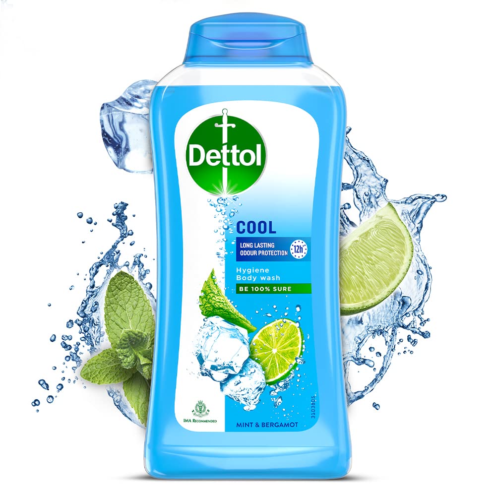 Dettol Antiseptic Liquid 1000ml - First Aid, Surface Disinfection & Personal Hygiene | Antibacterial Body Wash 250ml for Men & Women | Soap-Free Shower Gel with 12-Hour Odor Protection | Ideal for Home, Hospital & Gym Use