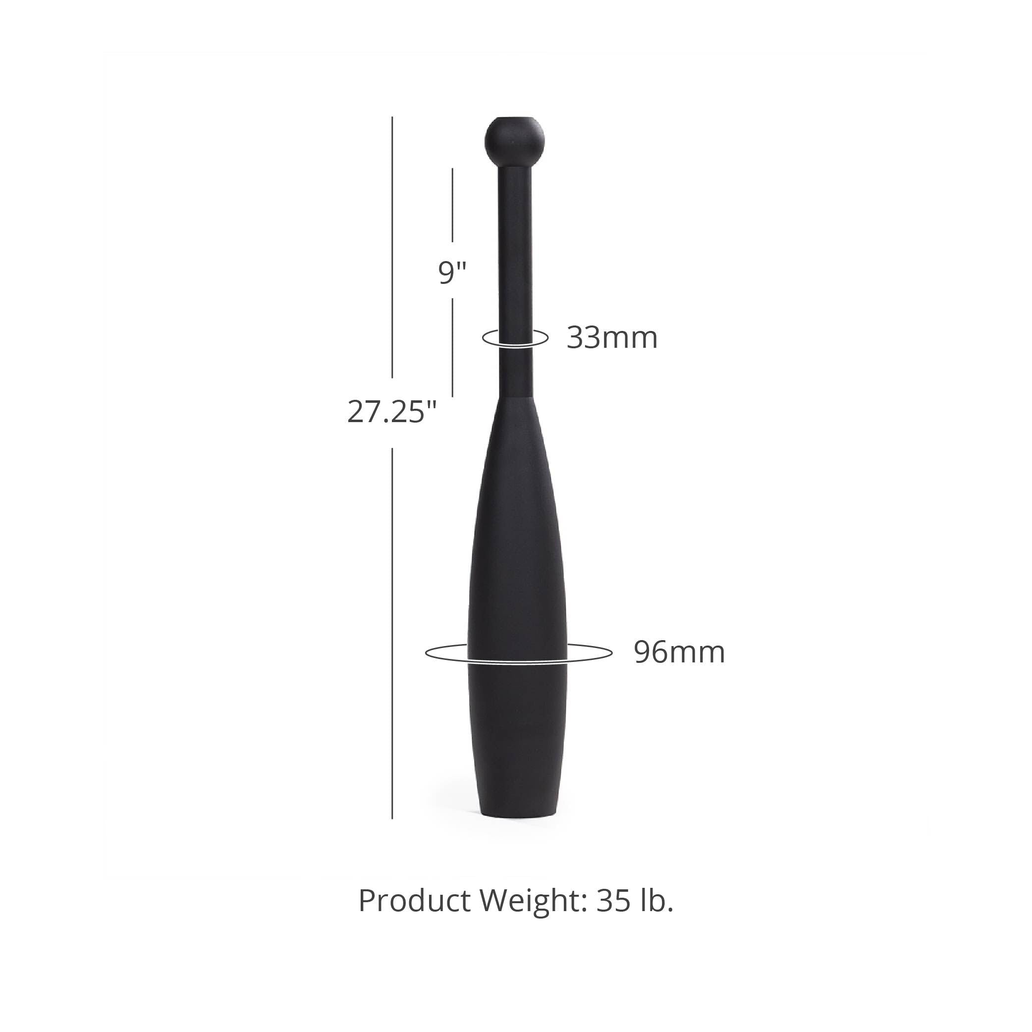 Titan Fitness Steel Club - Heavy Duty Functional Grip Strength Trainer for Home Gym & CrossFit Workouts | Perfect for Strength Training, Martial Arts & Functional Fitness Exercises