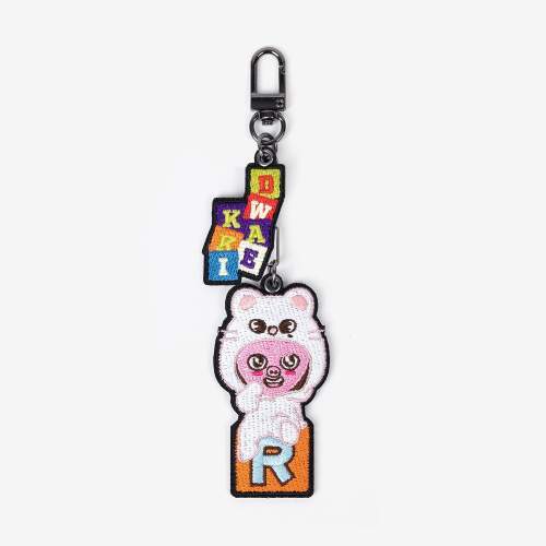 Stray Kids SKZ Embroidery Key Holder - K-Pop Fan Merchandise for 2024 - SKZ Toy World Collection - Perfect for Key Organization & K-Pop Fan Gifts