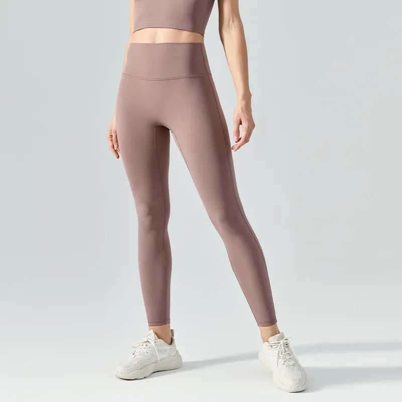 Emily Sportswear High Waist Yoga Pants - Naked Feeling Double Brushed Fabric, Butt Lifting & Tummy Control for Women - Perfect for Running, Fitness, Yoga & Everyday Wear
