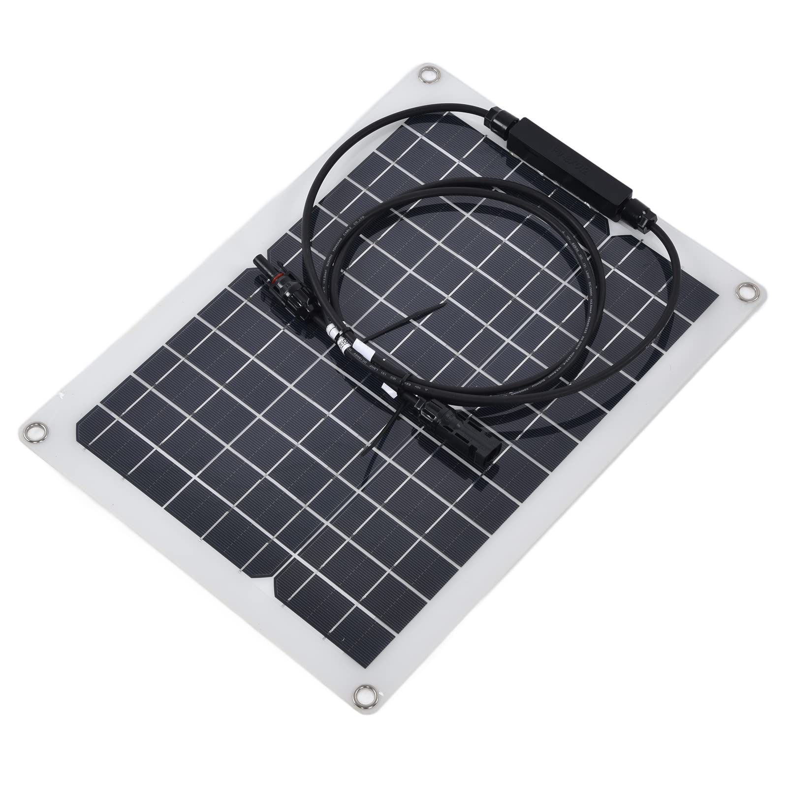 15W Solar Panel Battery Charger Kit - High Conversion Efficiency for Airplanes, Cars, Boats & Home Use | Portable Solar Power for Camping, RV, Emergency & Outdoor Adventures