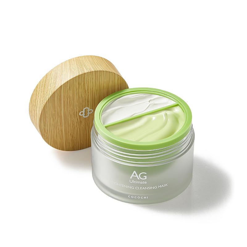AG Ultimate 2-in-1 Clay Mask & Gel Cream Face Mask - Rejuvenating Green Tea Facial Mask with Japanese Hydration Technology | Reusable Eco-Friendly Packaging for Deep Cleansing & Skin Rejuvenation | Perfect for Spa Nights & Self-Care Routines
