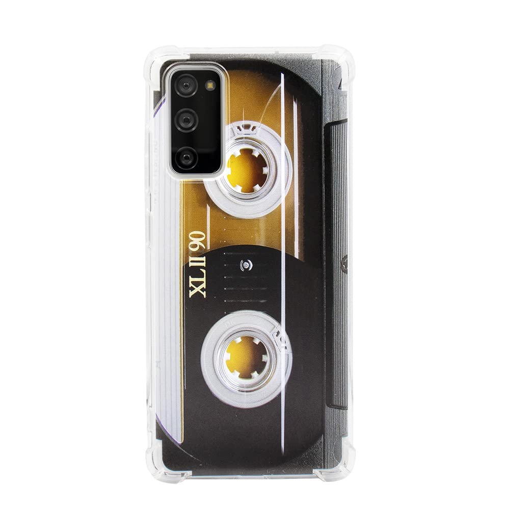 Samsung Galaxy S20 FE Case 5G - Shockproof Cassette Tape Design Protective Cover for Samsung Galaxy S20 FE 6.2 Inch | Trendy Retro Style, Durable Bumper Case - Perfect for Music Lovers & Daily Protection