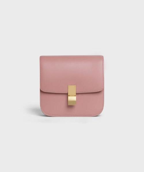 Celine Medium Classic Bag in Box Calfskin - Antique Rose Luxury Handbag for Women | Perfect for Work, Travel & Everyday Elegance