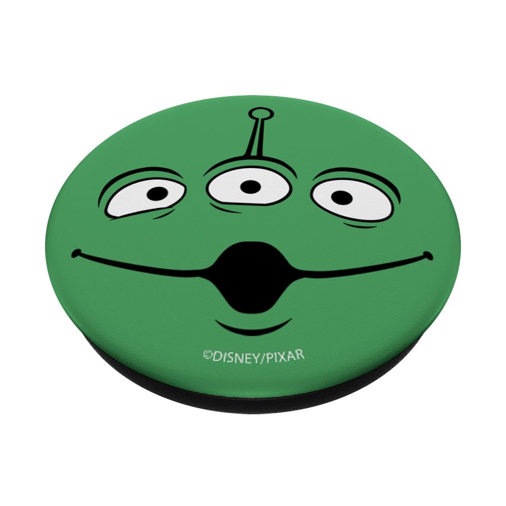 Disney Pixar Toy Story Alien Face PopSockets Standard PopGrip - Phone Grip & Stand for iPhone, Samsung, Smartphones - Perfect for Fans, Gifts, Travel & Daily Use