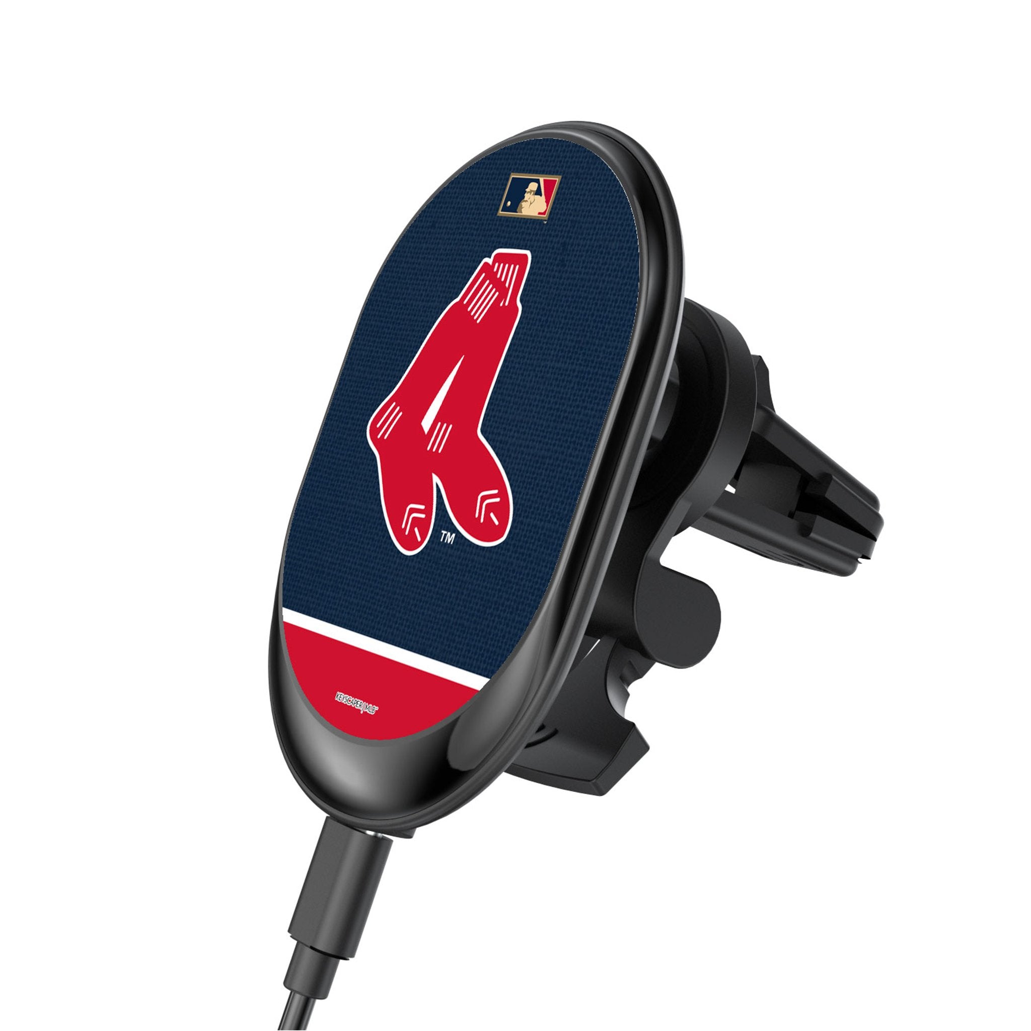 Boston Red Sox 1924-1960 Cooperstown Collection Wireless Magnetic Car Charger - Fast Charging for iPhone & Android - Perfect for Road Trips & Commuting