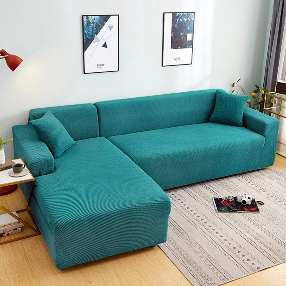 Premium Thick Stretch Sofa Slipcover for 1-4 Seater Couches - Universal Fit for Sectional, L-Shaped & 3-Cushion Sofas - Pet & Kid Friendly Furniture Protector for Living Room - Perfect for Family Gatherings & Movie Nights