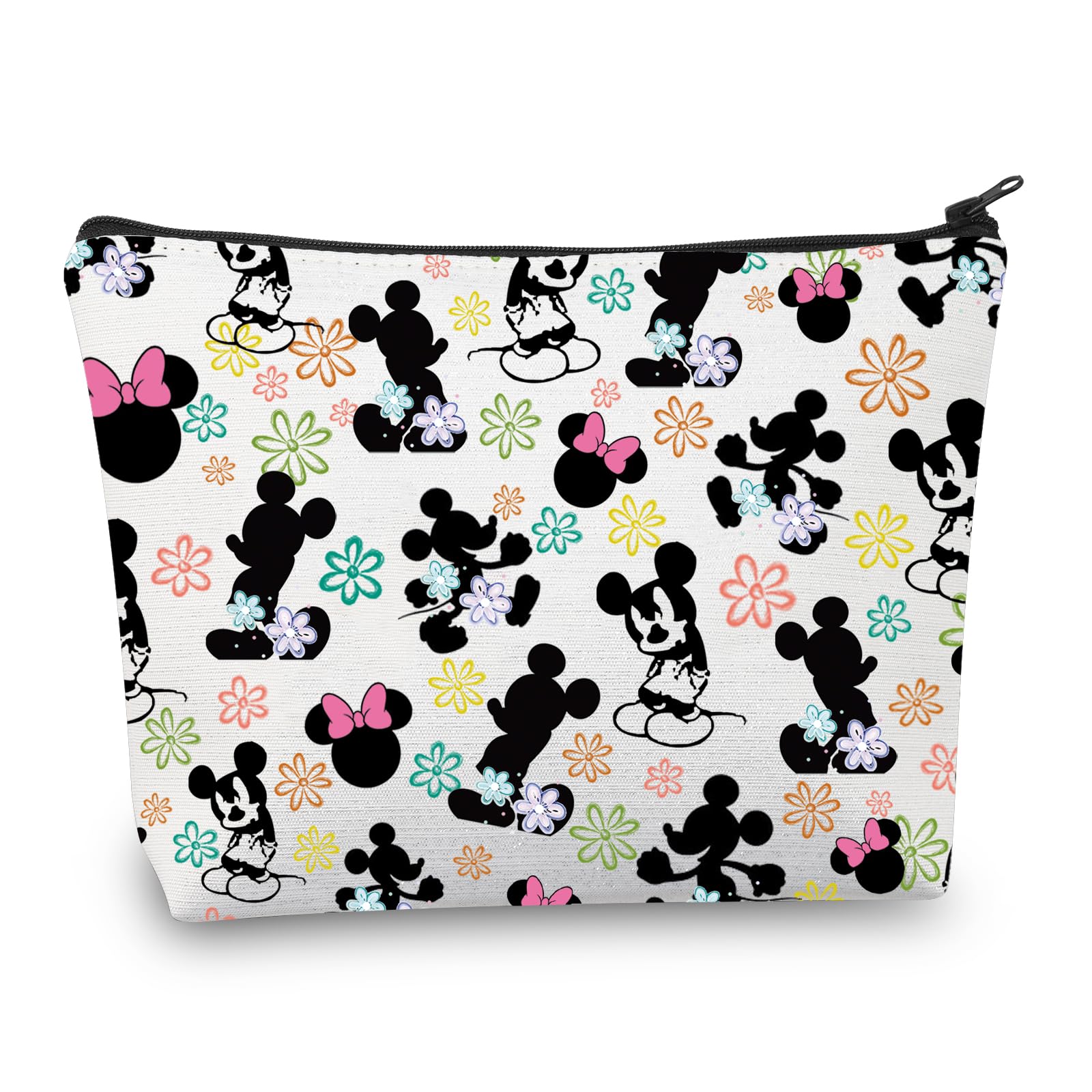 CMNIM Cartoon Mouse Makeup Bag - Cute Cosmetic Pouch for Women, Perfect Gift for Mouse Lovers - Travel Toiletry Case & Magic Mouse Accessory - Ideal for Daily Makeup Storage, Travel Essentials, and Disney-Themed Gifts