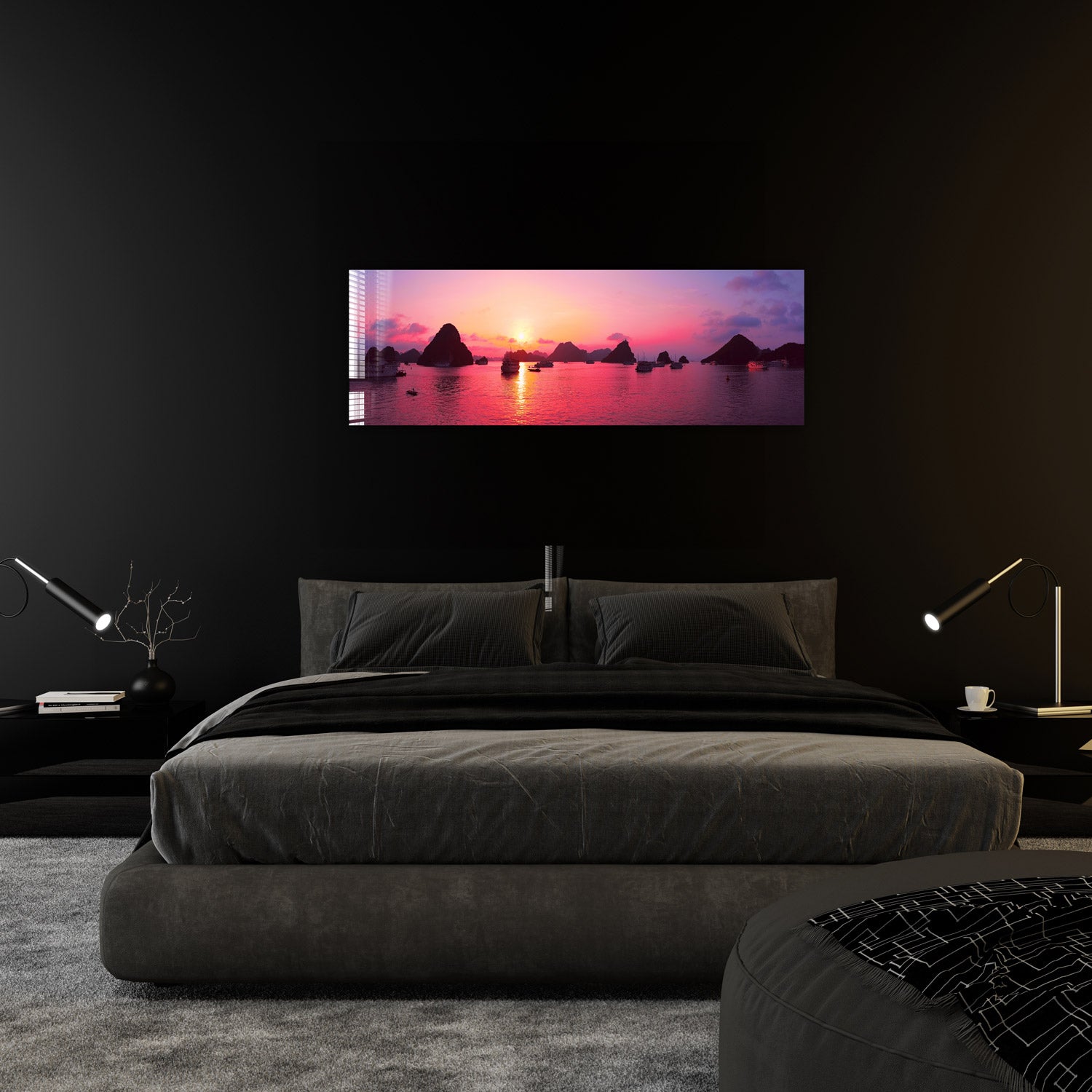 Chasing Sunset Panoramic Wall Art - Stunning Landscape Canvas Print for Home & Office Decor - Perfect for Living Room, Bedroom, or Office Wall Display