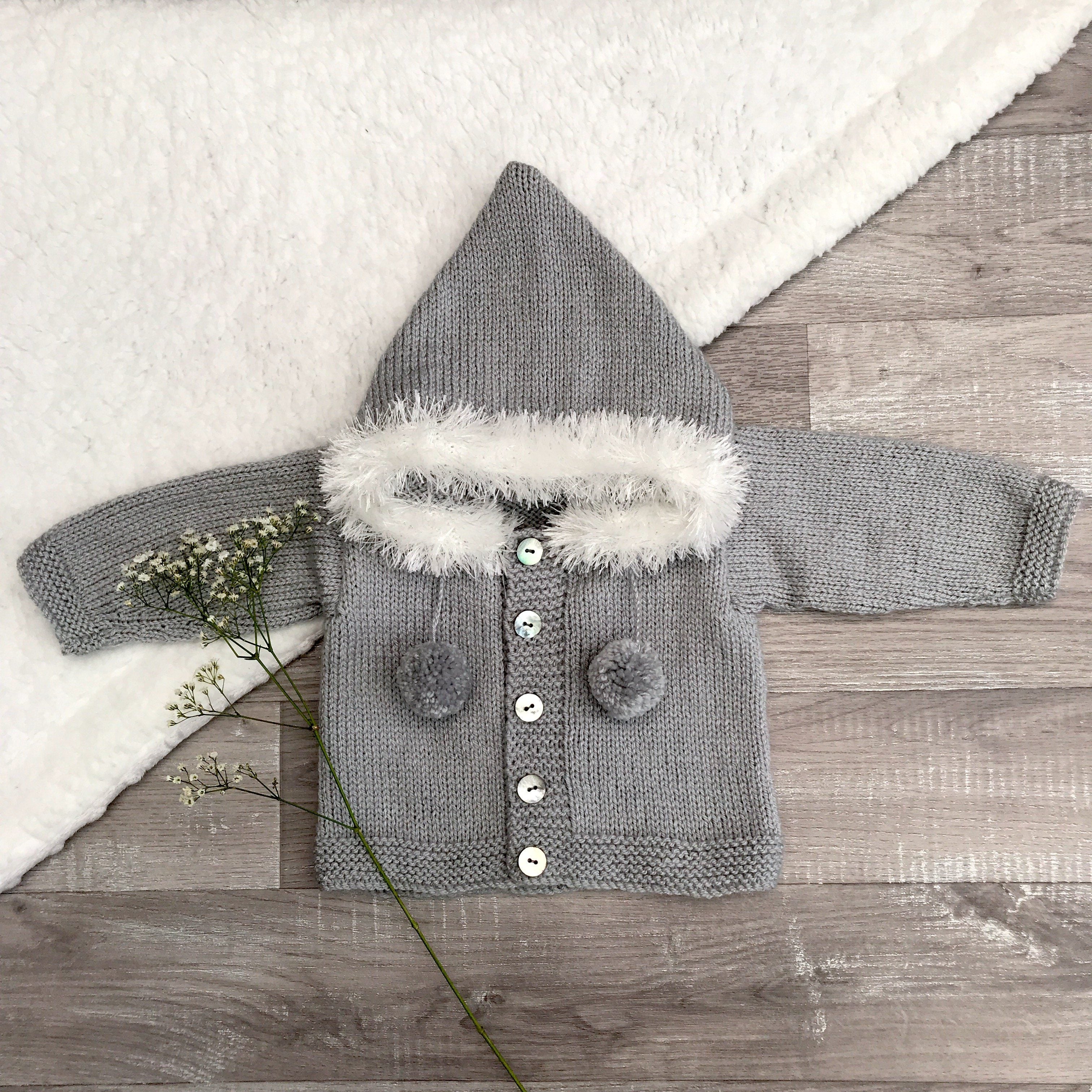 Custom Grey Faux Fur Hoodie for Women - Cozy Winter Fashion Outerwear - Perfect for Casual Outings, Streetwear & Cold Weather Layering