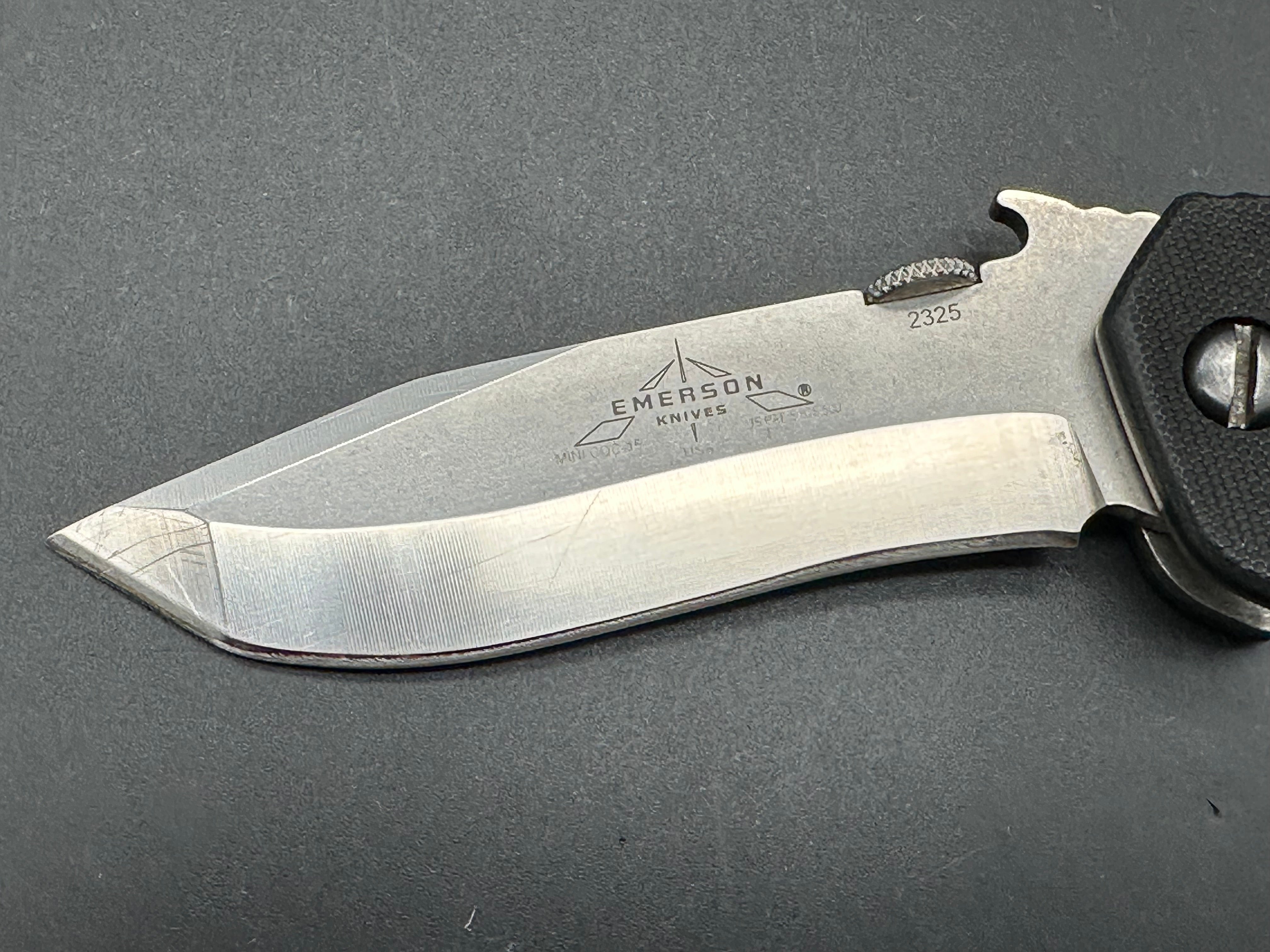 Emerson Mini CQC-15 Folding Knife - G10 Handle, 154CM Stainless Steel Blade - EDC, Outdoor, Tactical, Survival, Camping, Hunting Gear