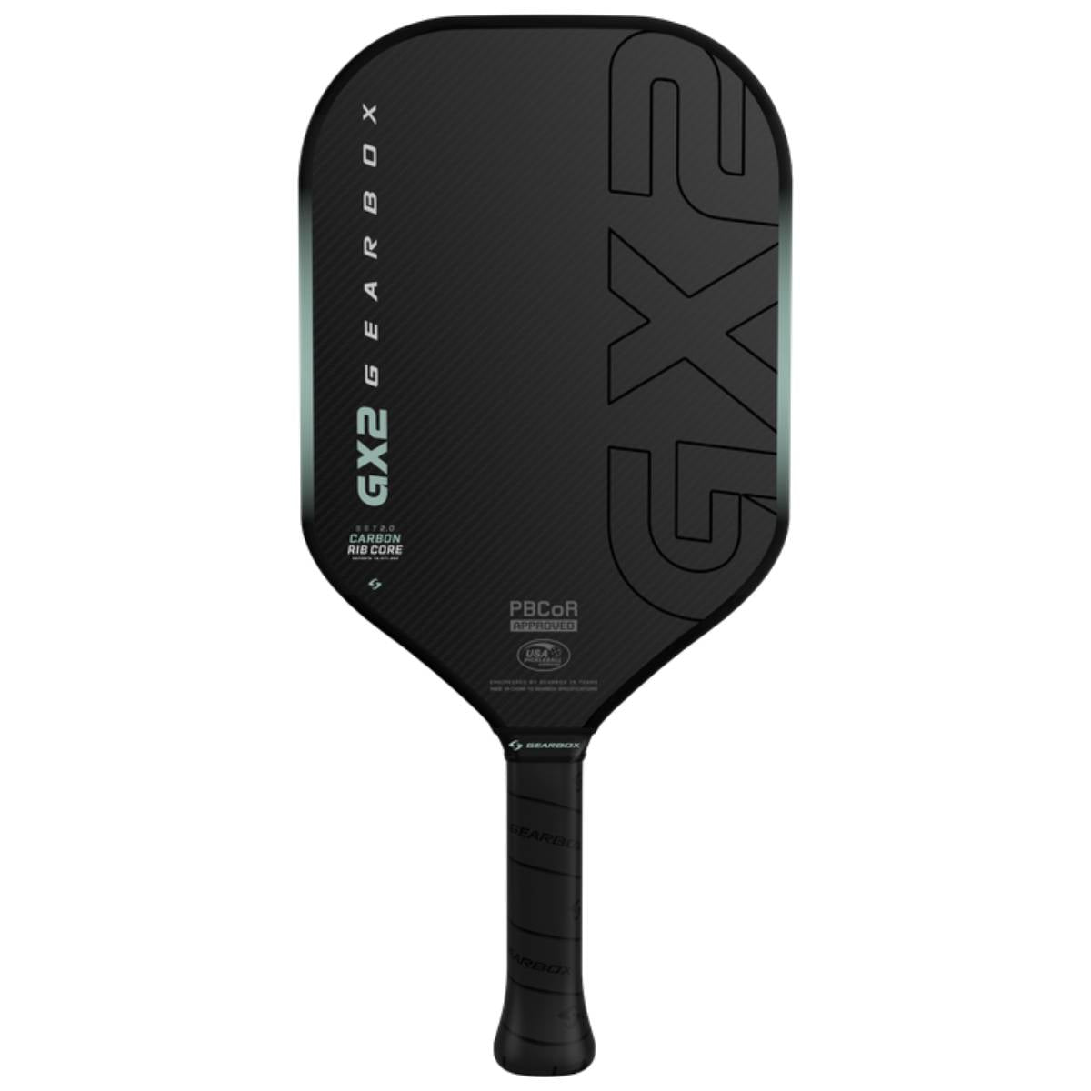 Gearbox GX2 Integra XL Pickleball Paddle - 8.0 oz Lightweight Carbon Fiber Paddle with Cushion Grip - USAPA Approved for Tournament Play - Perfect for Beginners & Advanced Players (Demo/Rental Available) - Ideal for Outdoor & Indoor Pickleball Games, Training Sessions and Competitive Matches