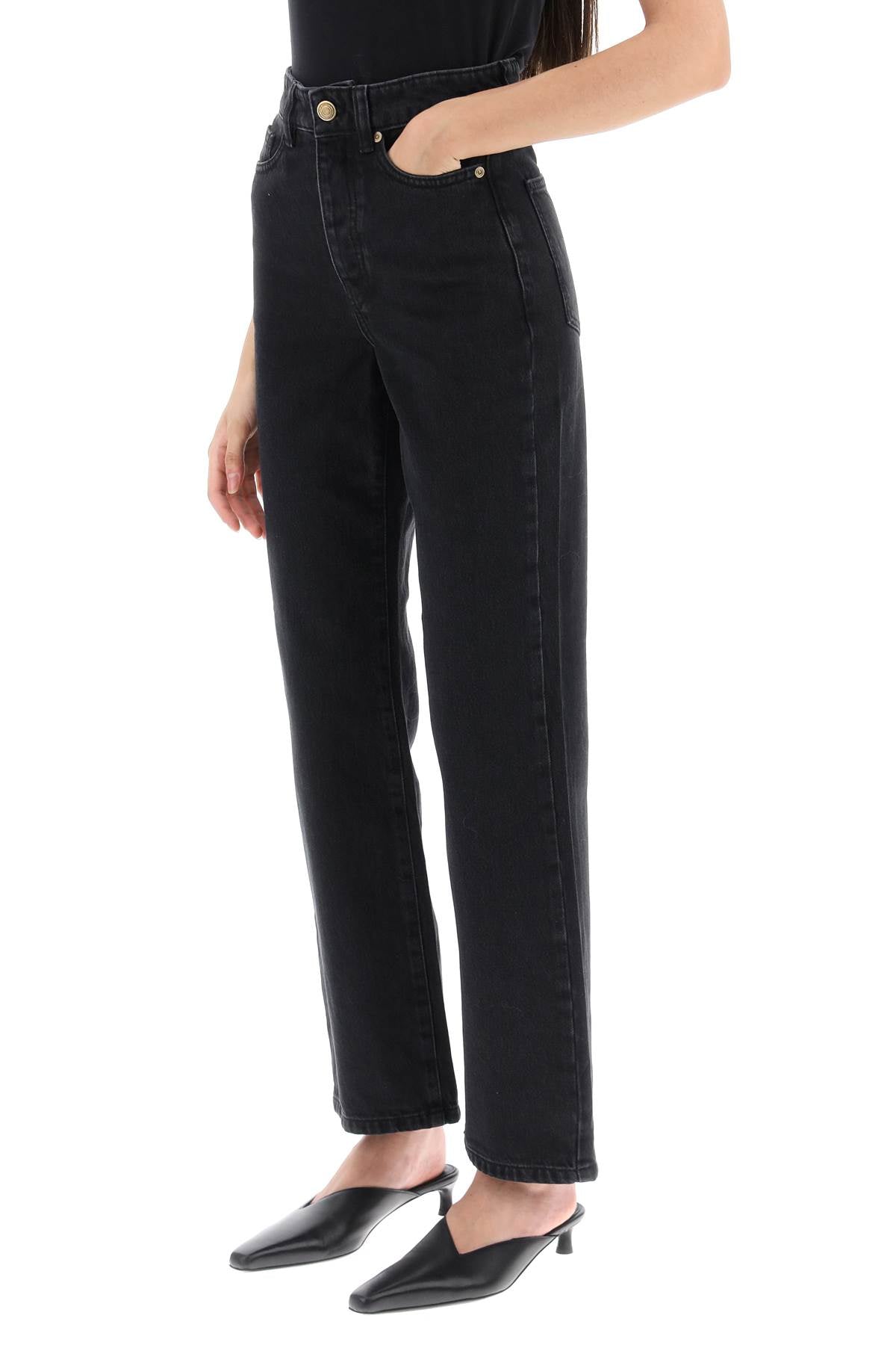 By Malene Birger Milium Jeans in Organic Denim - Sustainable High-Waisted Skinny Jeans for Women | Perfect for Casual Wear, Office Outfits & Night Out