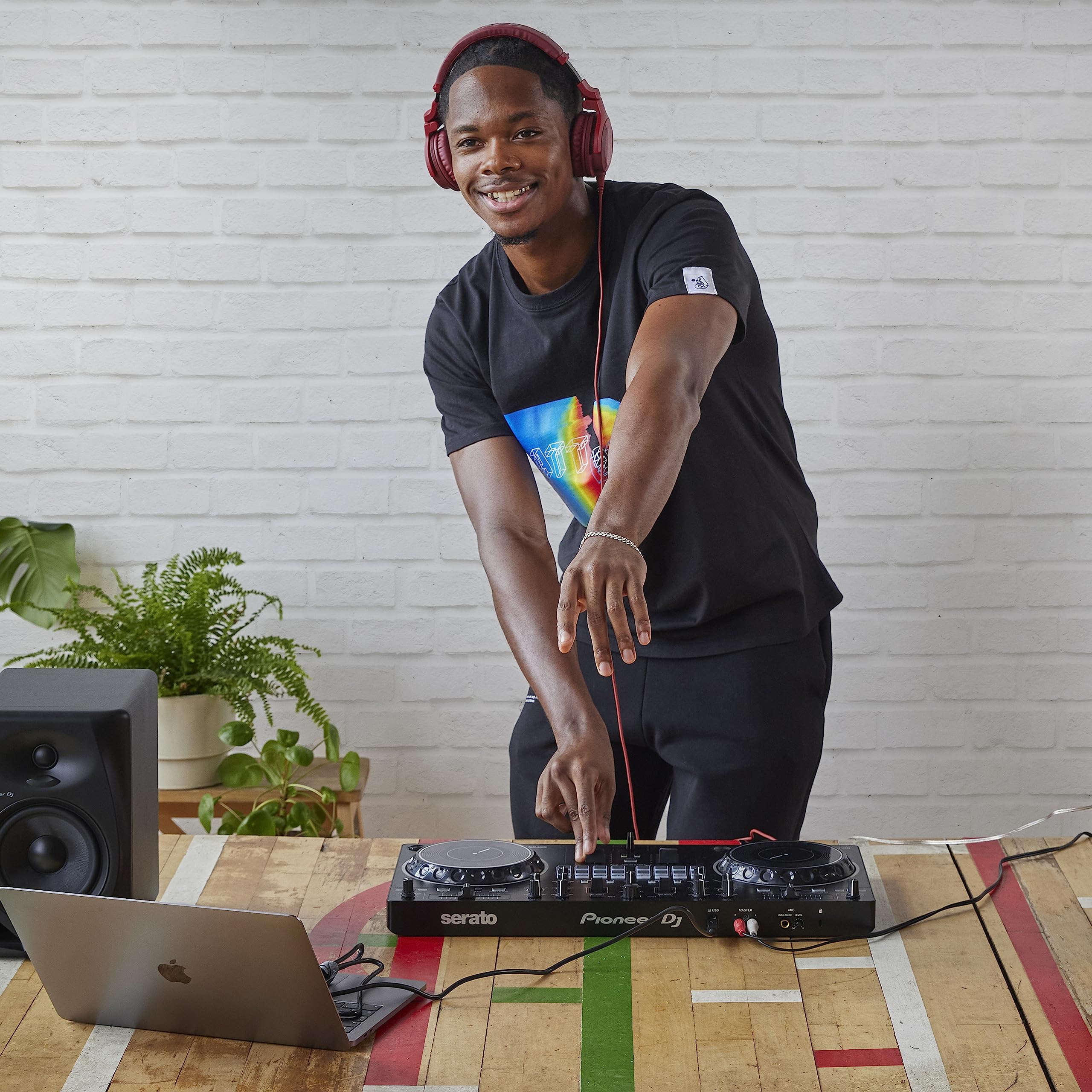 Pioneer DJ DDJ-REV1 Professional 2-Deck Serato DJ Controller for Live Performances & Music Mixing - Perfect for Clubs, Parties & Home DJ Setup